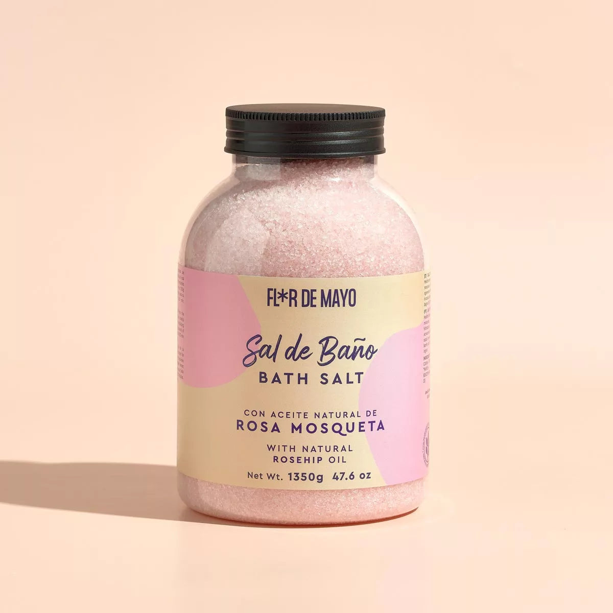 Sal de Banho do Mediterrâneo com Rosa Mosqueta 650g | Flor de Mayo