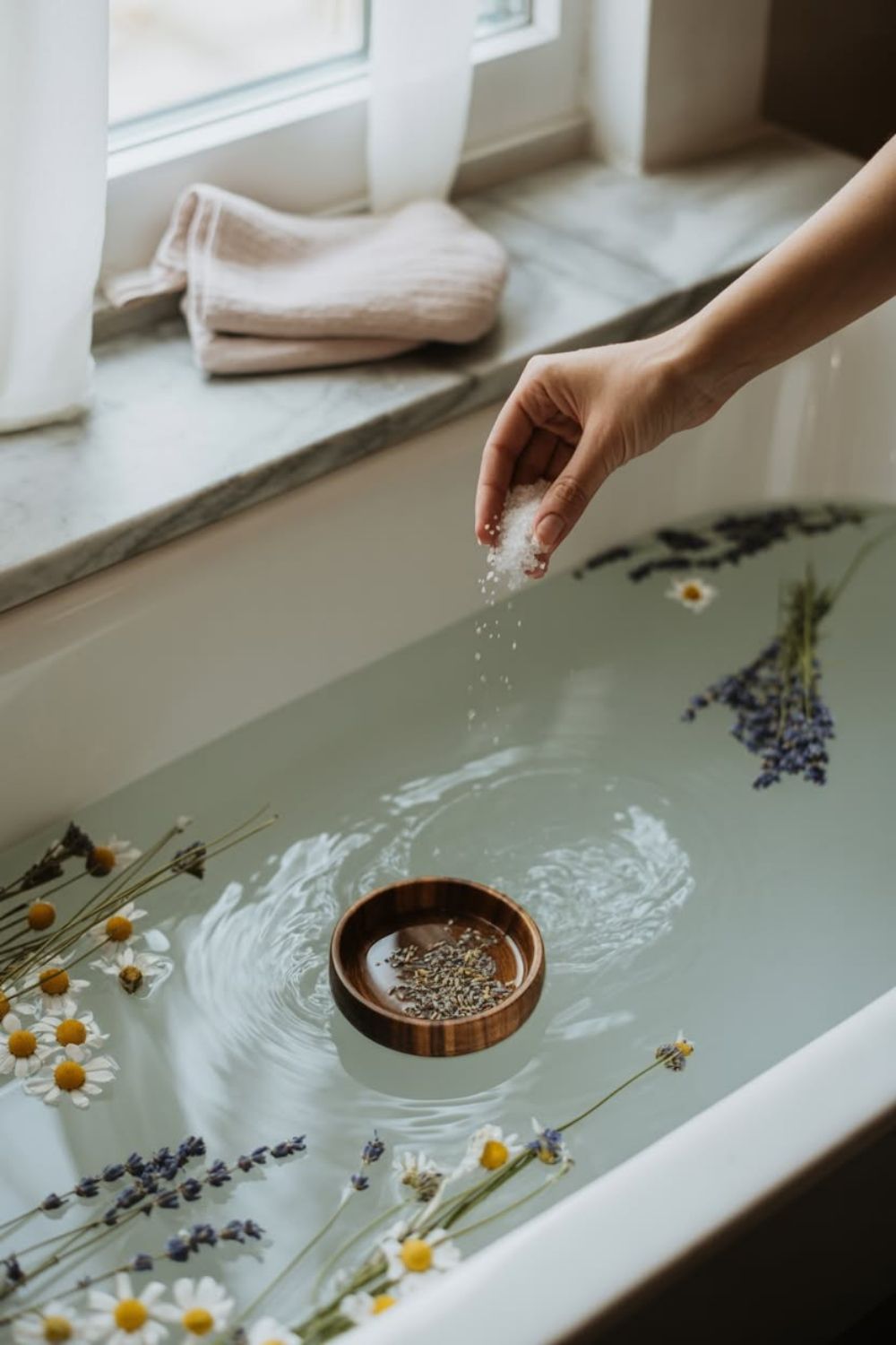 Sal de Banho do Mediterrâneo com Rosa Mosqueta 650g | Flor de Mayo