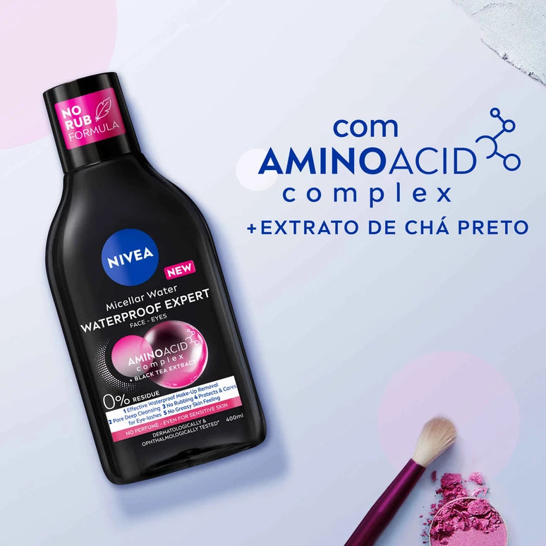 Água Micelar  Bifásica Waterproof  NIVEA