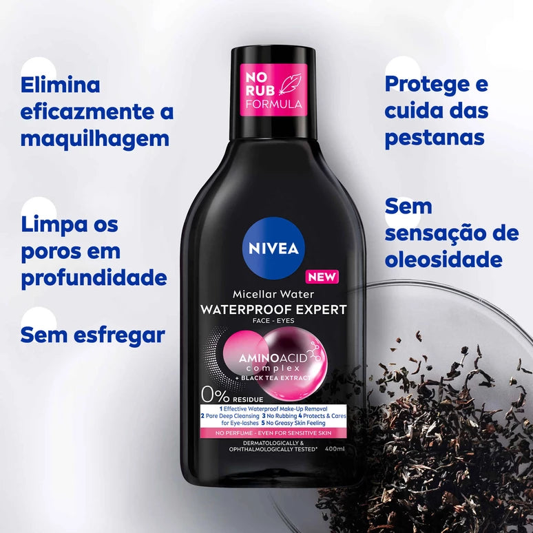 Água Micelar  Bifásica Waterproof  NIVEA