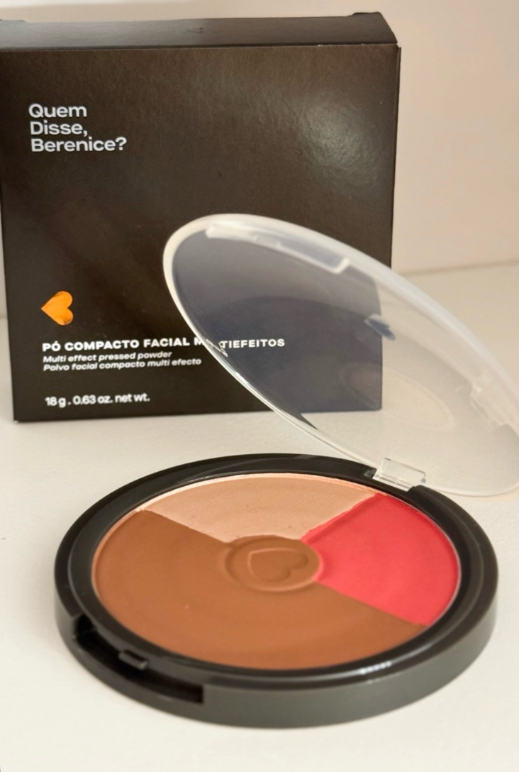Pó Compacto Multifuncional Blush Bronzer Iluminador | Quem Disse, Berenice?