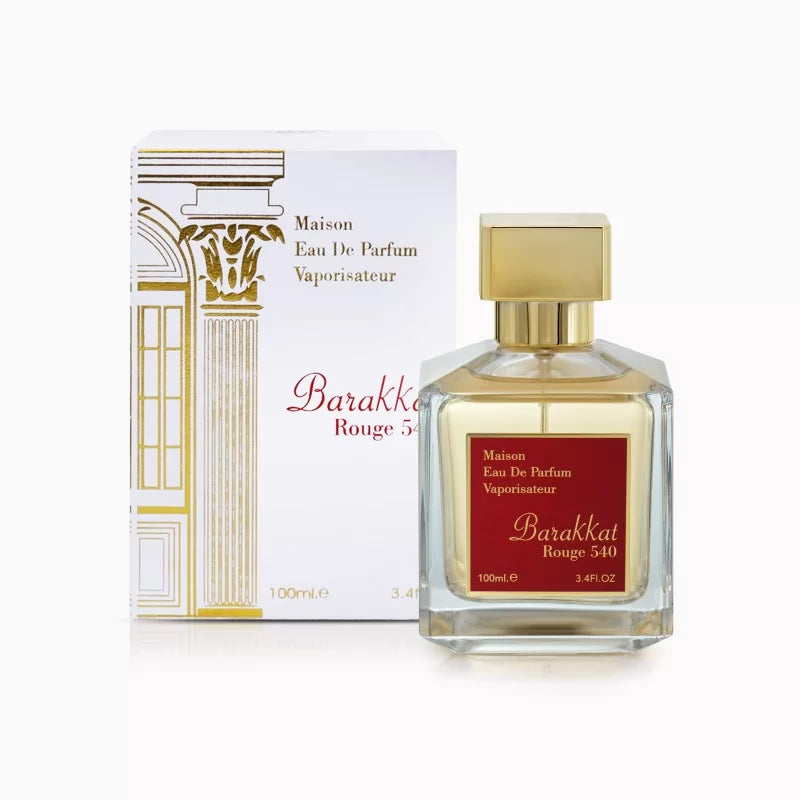 Barakkat Rouge 540 Eau de Parfum 100ml | Equivalência Baccarat Rouge 540